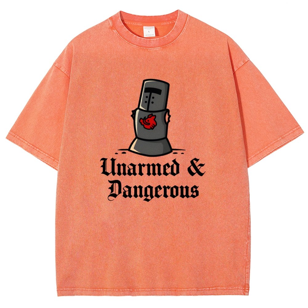 Unarmed And Dangerous Vintage Distressed T-shirt