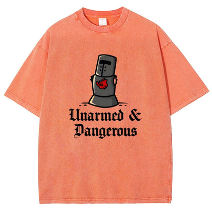 Unarmed And Dangerous Vintage Distressed T-shirt