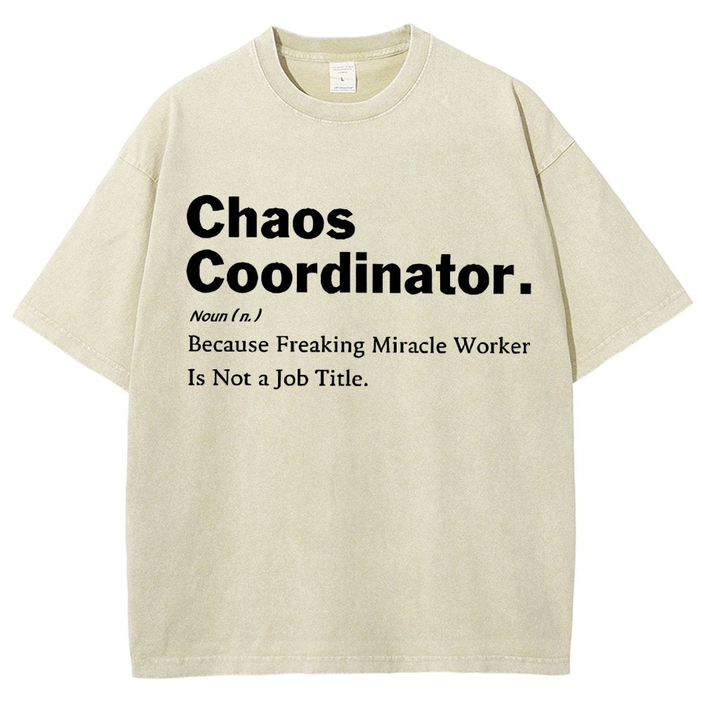 ChaosCraft Vintage Distressed T-shirt