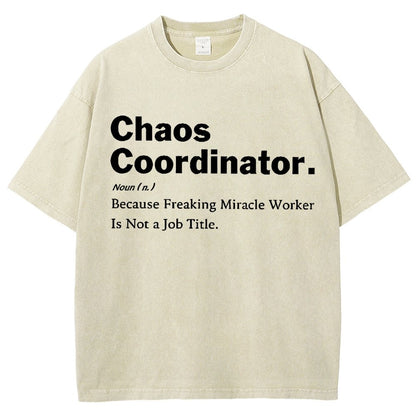 ChaosCraft Vintage Distressed T-shirt