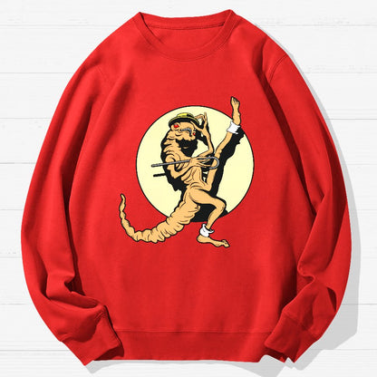 Space-themed Funny Magnet Geek Cotton Sweatshirt