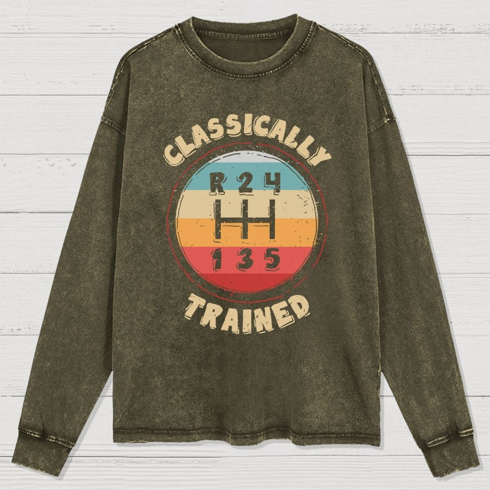 Classically Trained Washed Long Sleeve Tee