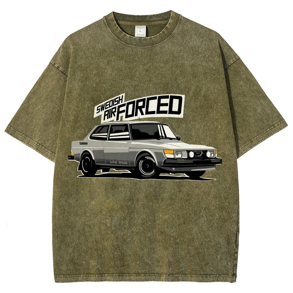 Sweoish Airforced Vintage Distressed T-shirt