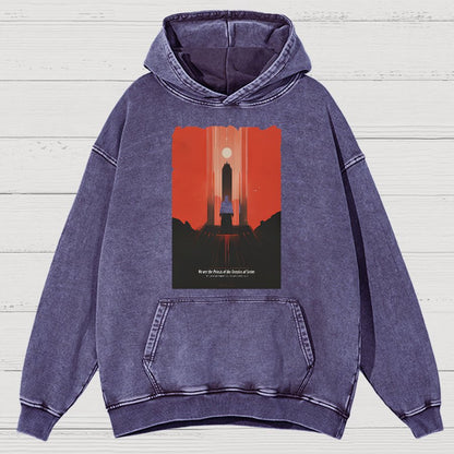 Syrinx Temple Priest Vintage Distressed Hoodie