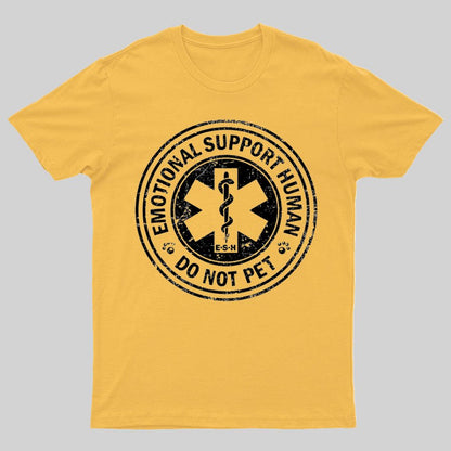 Emotional Support Human Nerd T-Shirt