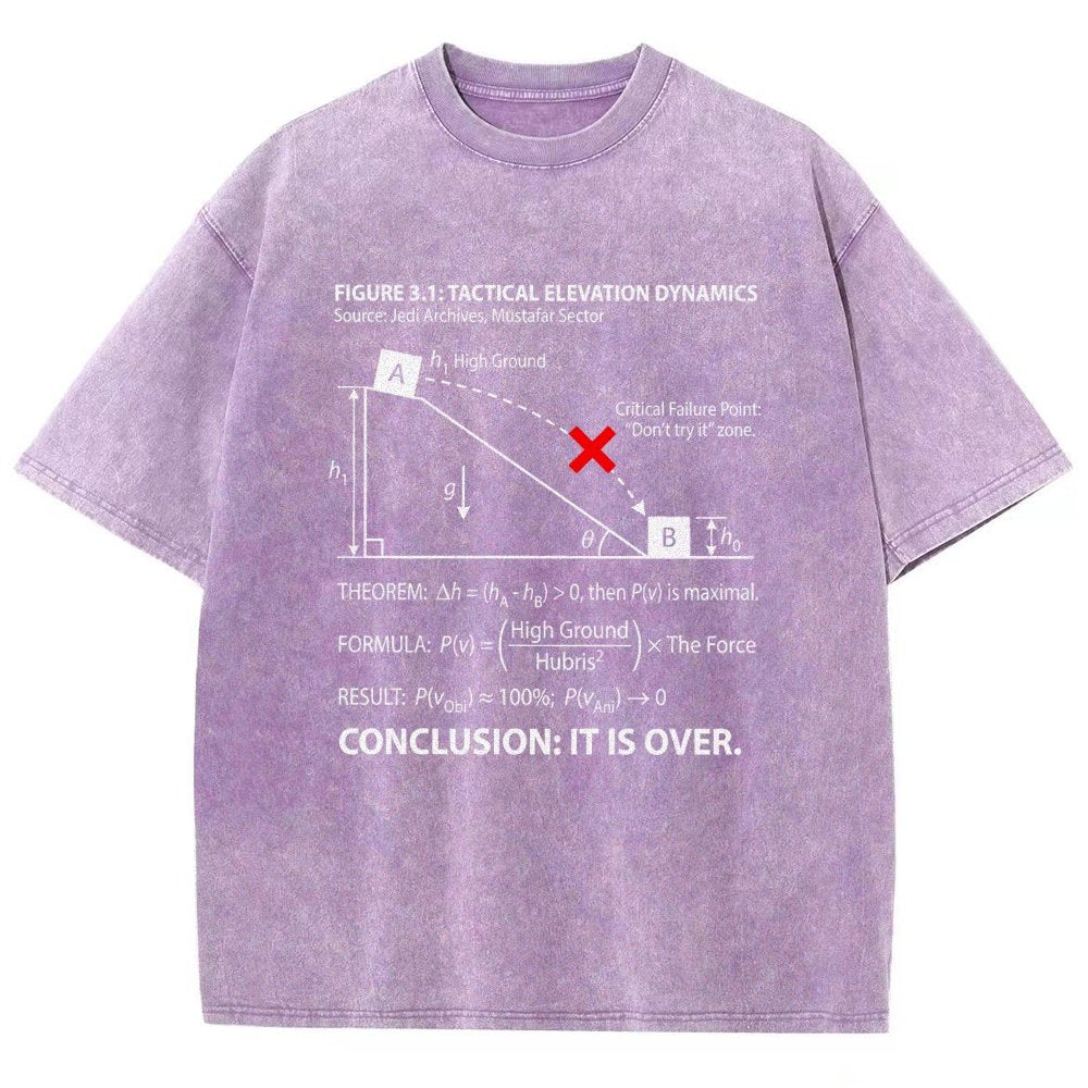 It Is Over Art Print Vintage Distressed T-shirt