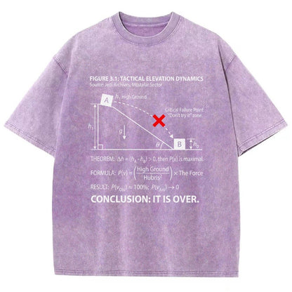 It Is Over Art Print Vintage Distressed T-shirt
