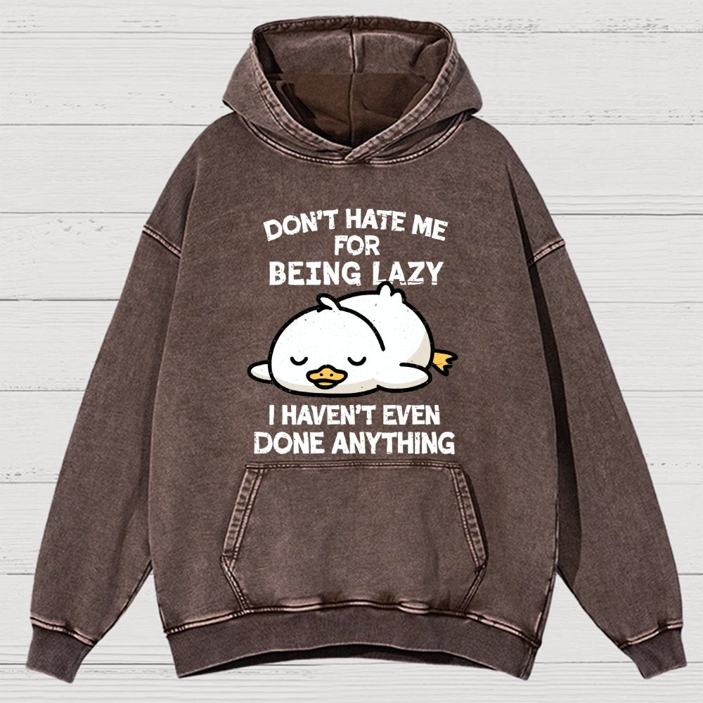Duck Done Nothing Vintage Distressed Hoodie