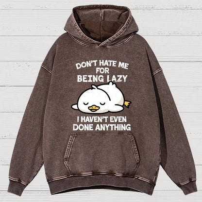 Duck Done Nothing Vintage Distressed Hoodie