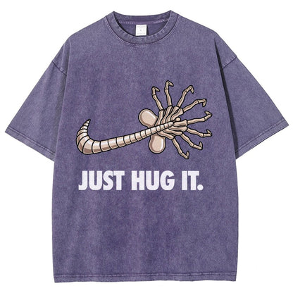 Just hug it Vintage Distressed T-shirt