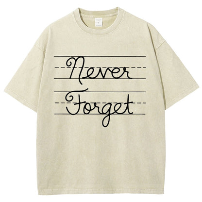 Cursive - Never Forget Vintage Distressed T-shirt