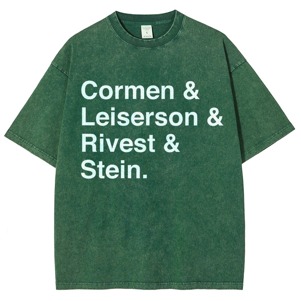 CLRS Algorithms Vintage Distressed T-shirt