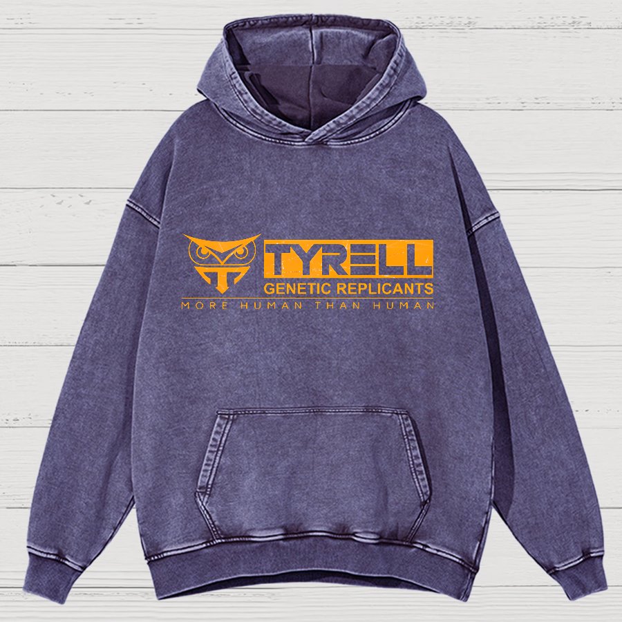 More Human Than Human Vintage Distressed Hoodie