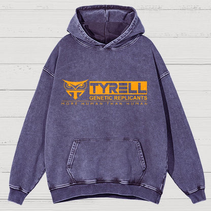 More Human Than Human Vintage Distressed Hoodie