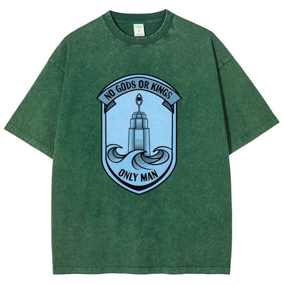 No Gods Or Kings Only Man Vintage Distressed T-shirt