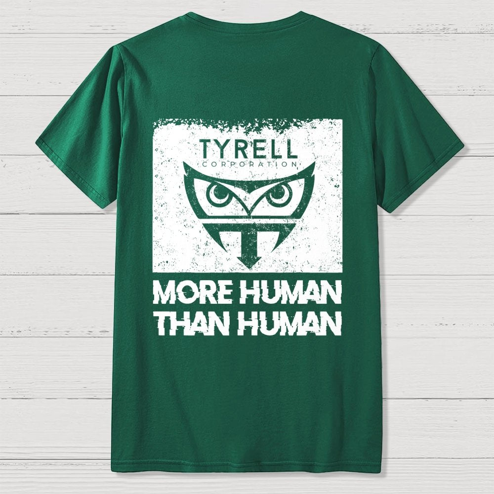 More Human Than Human Front And Back Printing Geek T-Shirt