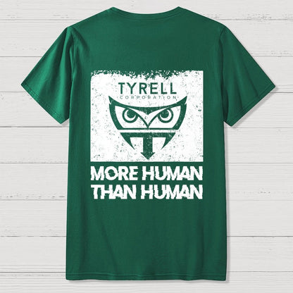 More Human Than Human Front And Back Printing Geek T-Shirt