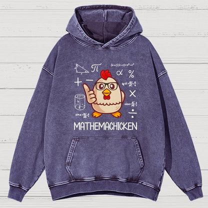 Math Pun Vintage Distressed Hoodie