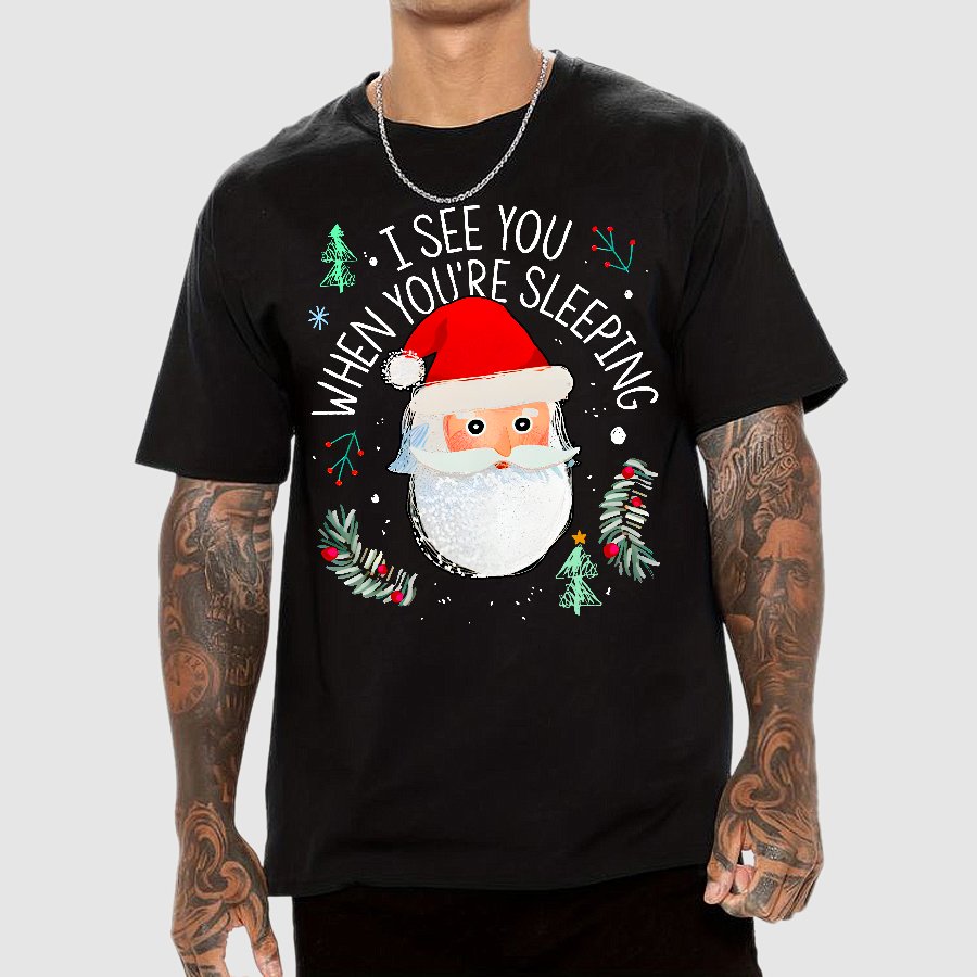 I See You When You're Sleeping Geek T-Shirt