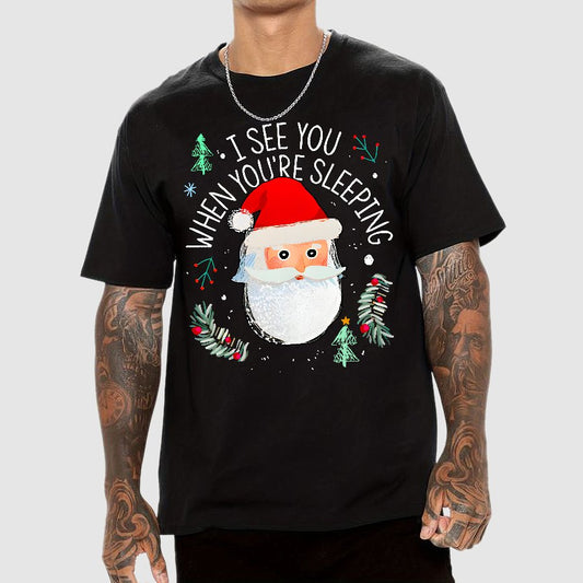 I See You When You're Sleeping Geek T-Shirt