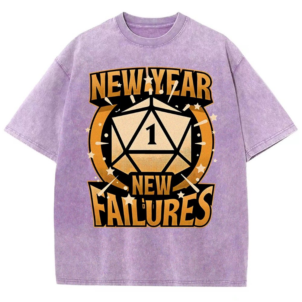 New Year New Failures Vintage Distressed T-shirt