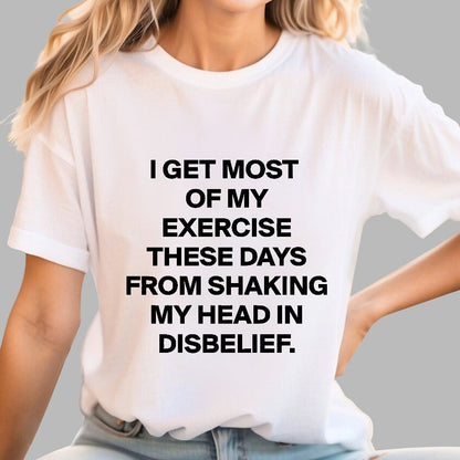 Shaking My Head Sarcastic Geek T-Shirt