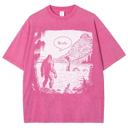 Bruh Vintage Distressed T-shirt