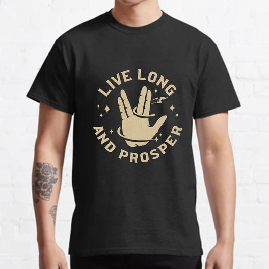 Live Long And Prosper Geeky T-Shirt