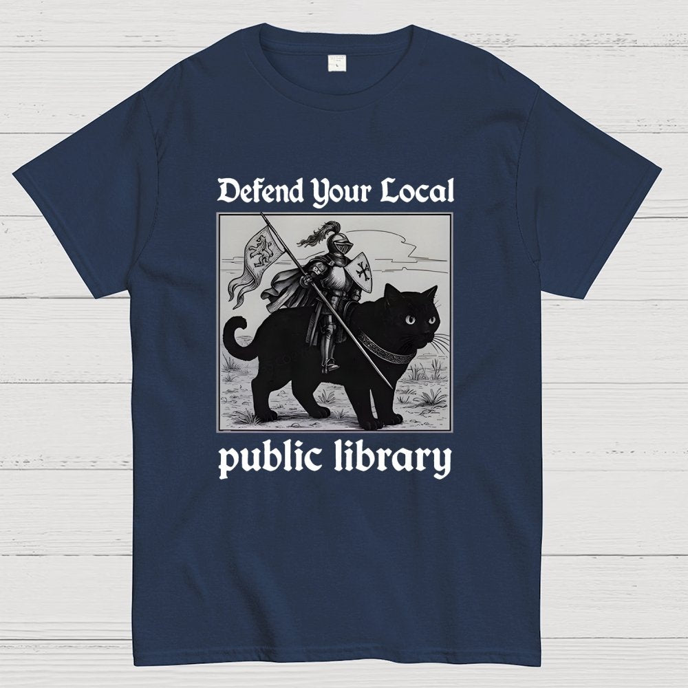 Defend Your Local public library Geek T-Shirt