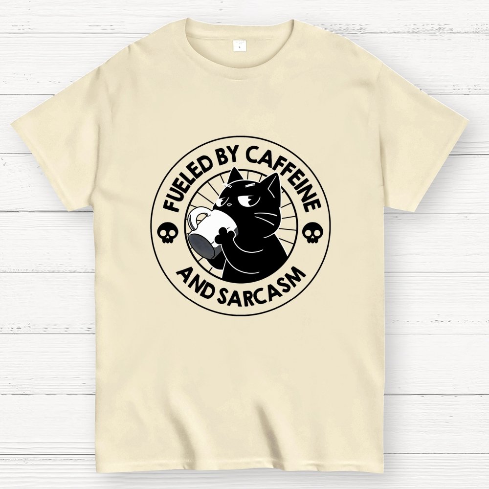 Fueled By Caffeine Geek T-Shirt