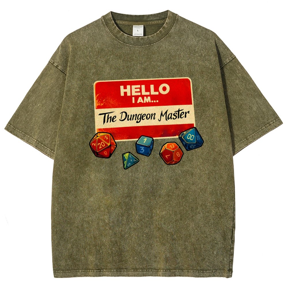 Hello I Am The Dungeon Master Vintage Distressed T-shirt