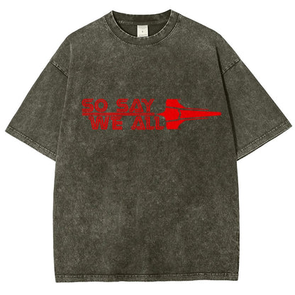 So Say We All Vintage Distressed T-shirt