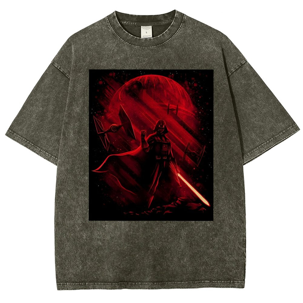 Dark Power Vintage Distressed T-shirt