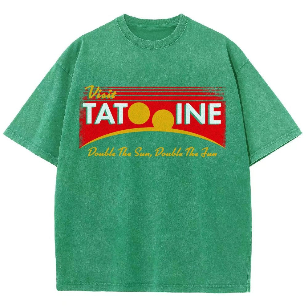 Double The Sun  Double The Fun Vintage Distressed T-shirt