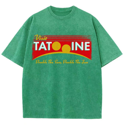 Double The Sun  Double The Fun Vintage Distressed T-shirt