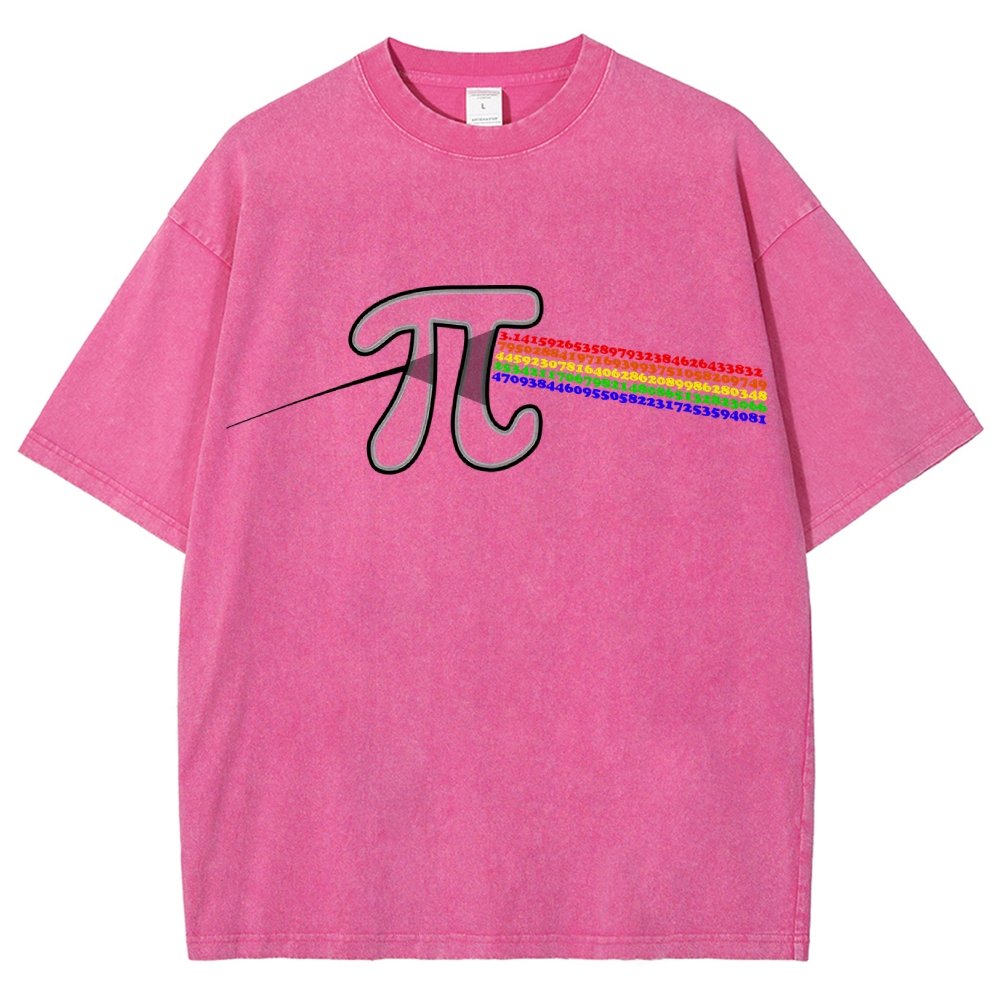 Pi Flow Vintage Distressed T-shirt