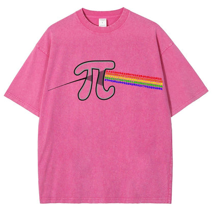 Pi Flow Vintage Distressed T-shirt