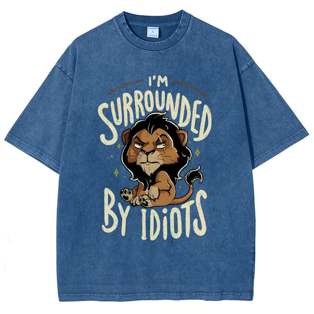 Surrounded by Idiots Vintage Distressed T-shirt