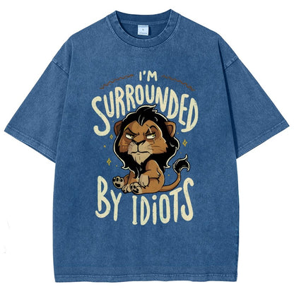 Surrounded by Idiots Vintage Distressed T-shirt