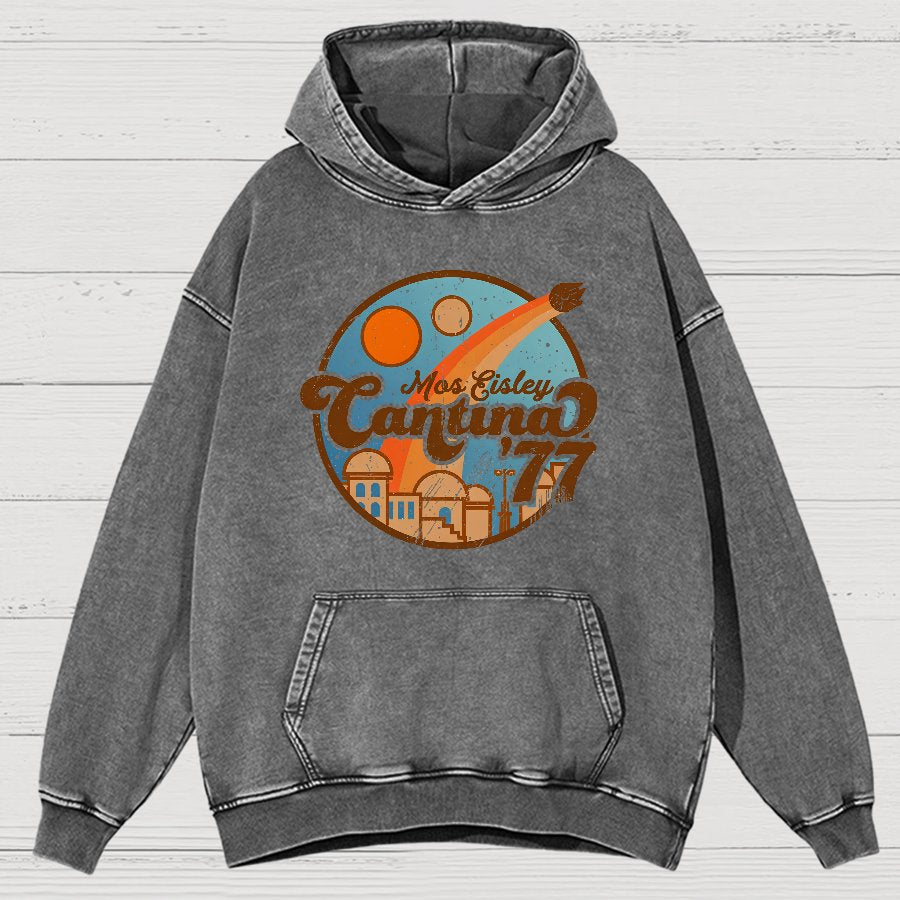 Vintage Hangout 77 Vintage Distressed Hoodie
