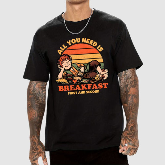Breakfast Food Movie Geek T-Shirt