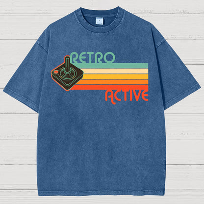 Retro Active Vintage Distressed T-shirt
