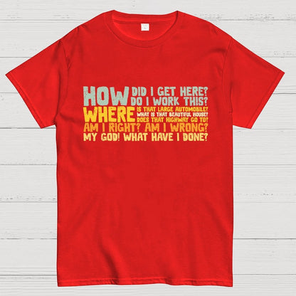 How Did I Get Here? Geek T-Shirt