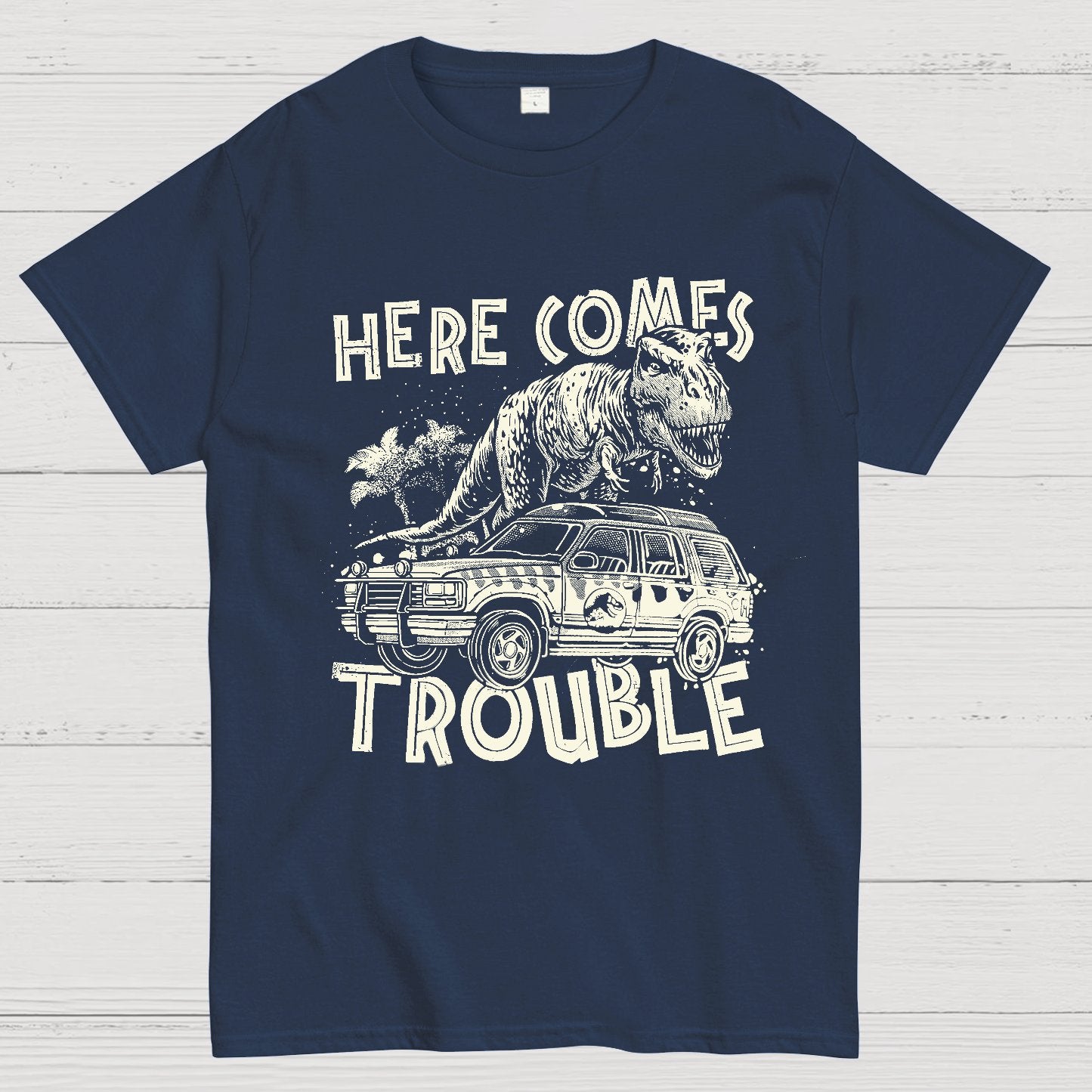 Here Comes Trouble Geek T-Shirt