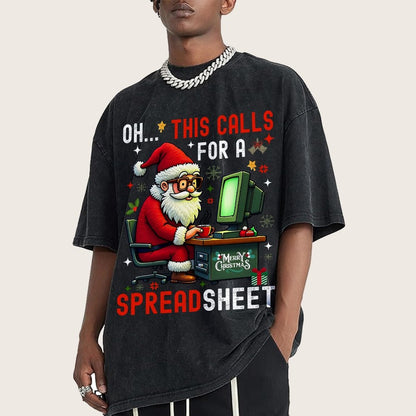Ohh This Calls For A Spreadsheet Vintage Distressed T-shirt