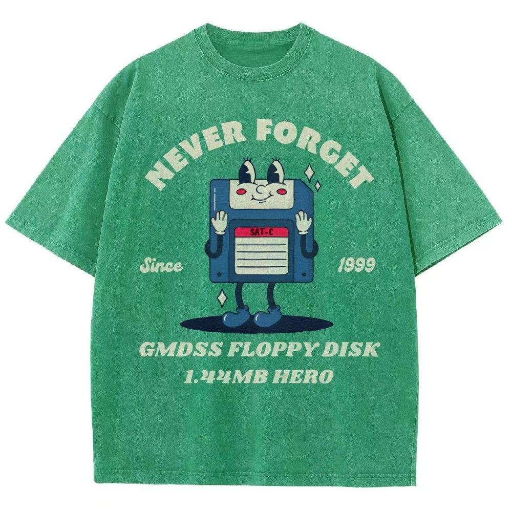 GMDSS floppy disk hero Vintage Distressed T-shirt