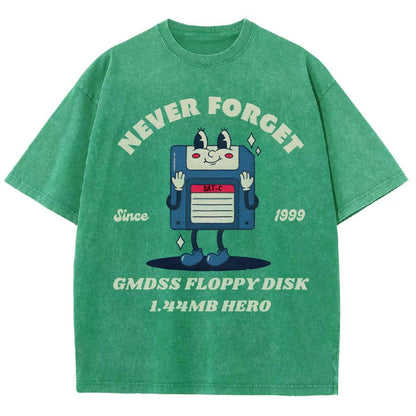 GMDSS floppy disk hero Vintage Distressed T-shirt