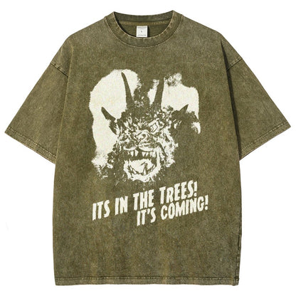 Night Of The Demon It's In The Trees ! Vintage Distressed T-shirt