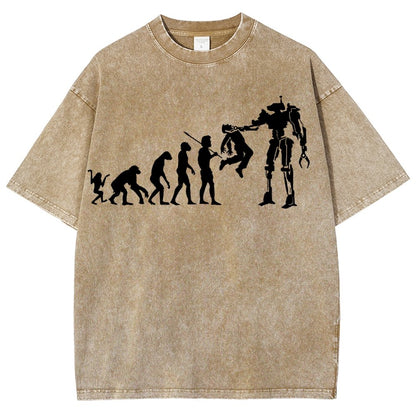 Evolution To Termination Vintage Distressed T-shirt