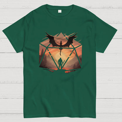 Staredown d20 Geeky T-Shirt